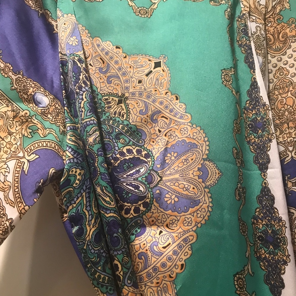 Nasty Gal Baroque print, Italian inspired dress.